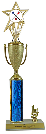 16" Broomball Cup Trim Trophy