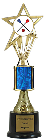 11" Broomball Pedestal Trophy