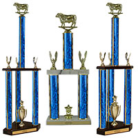Bull Multi-Column Trophies