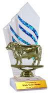 "Flames" Bull Trophy