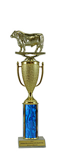 12" Bull Cup Trophy