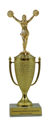 10" Cheerleading Cup Trophy