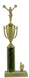 16" Cheerleading Cup Trim Trophy