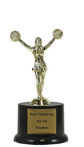 7" Pedestal Cheerleading Trophy