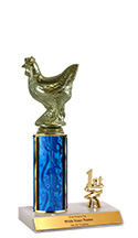 8" Chicken Trim Trophy