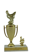 8" Chicken Cup Trim Trophy