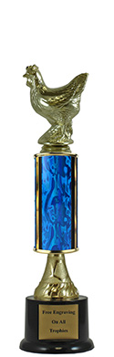 11" Chicken Pedestal Trophy