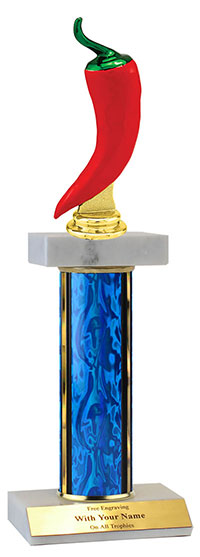 12" Chili Double Marble Trophy