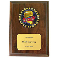 Coach Trophy Plaques
