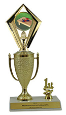 10" Cornhole Cup Trim Trophy