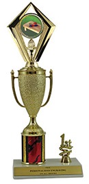 12" Cornhole Cup Trim Trophy