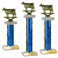 Cow Double Marble Trophies
