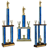 Cricket Multi-Column Trophies