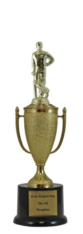 11" Cricket Cup Pedestal Trophy