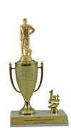 9" Cricket Cup Trim Trophy