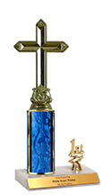 10" Cross Trim Trophy