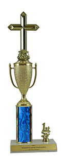 14" Cross Cup Trim Trophy