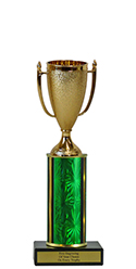 9" Cup Economy Trophy with Black Marble base