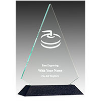 Curling Acrylic Awards