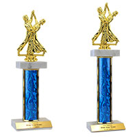 Double Marble Dancing Trophies