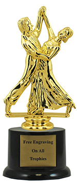 7" Pedestal Dancing Trophy