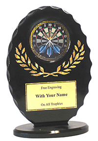 6" Oval Darts Award