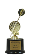 7" Pedestal Darts Trophy