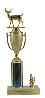 14" Buck Deer Cup Trim Trophy