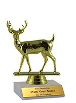 6" Buck Deer Trophy