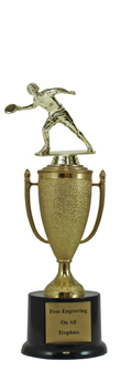 12" Disc Golf Cup Pedestal Trophy