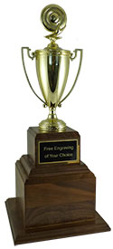 Perpetual Disc Golf Metal Cup Trophy