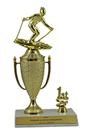 10" Downhill Skiing Cup Trim Trophy