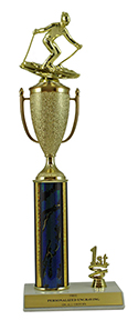 16" Downhill Skiing Cup Trim Trophy