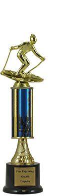 13" Downhill Skier Pedestal Trophy