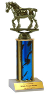 9" Draft Horse Trophy
