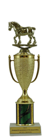 11" Draft Horse Cup Trophy