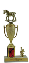11" Draft Horse Cup Trim Trophy