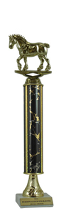 15" Excalibur Draft Horse Trophy