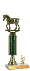 11" Excalibur Draft Horse Trim Trophy