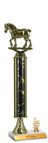 15" Excalibur Draft Horse Trim Trophy