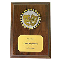 Drama Plaque Trophies