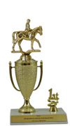 10" Equestrian Cup Trim Trophy