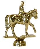 4" Equestrian Figurine