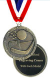 Economy Engraved Hockey Medal