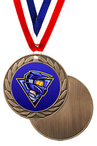 Custom Medal - Bronze Laurel