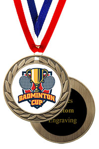 Custom Medal -  Gold Laurel - Engraved