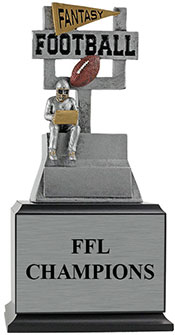 FFL Fantasy Football Player Champion Trophy