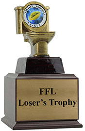 FFL Toilet Bowl Champion Trophy