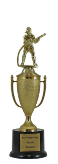 12" Fireman Cup Pedestal Trophy