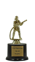 7" Pedestal Fireman Trophy